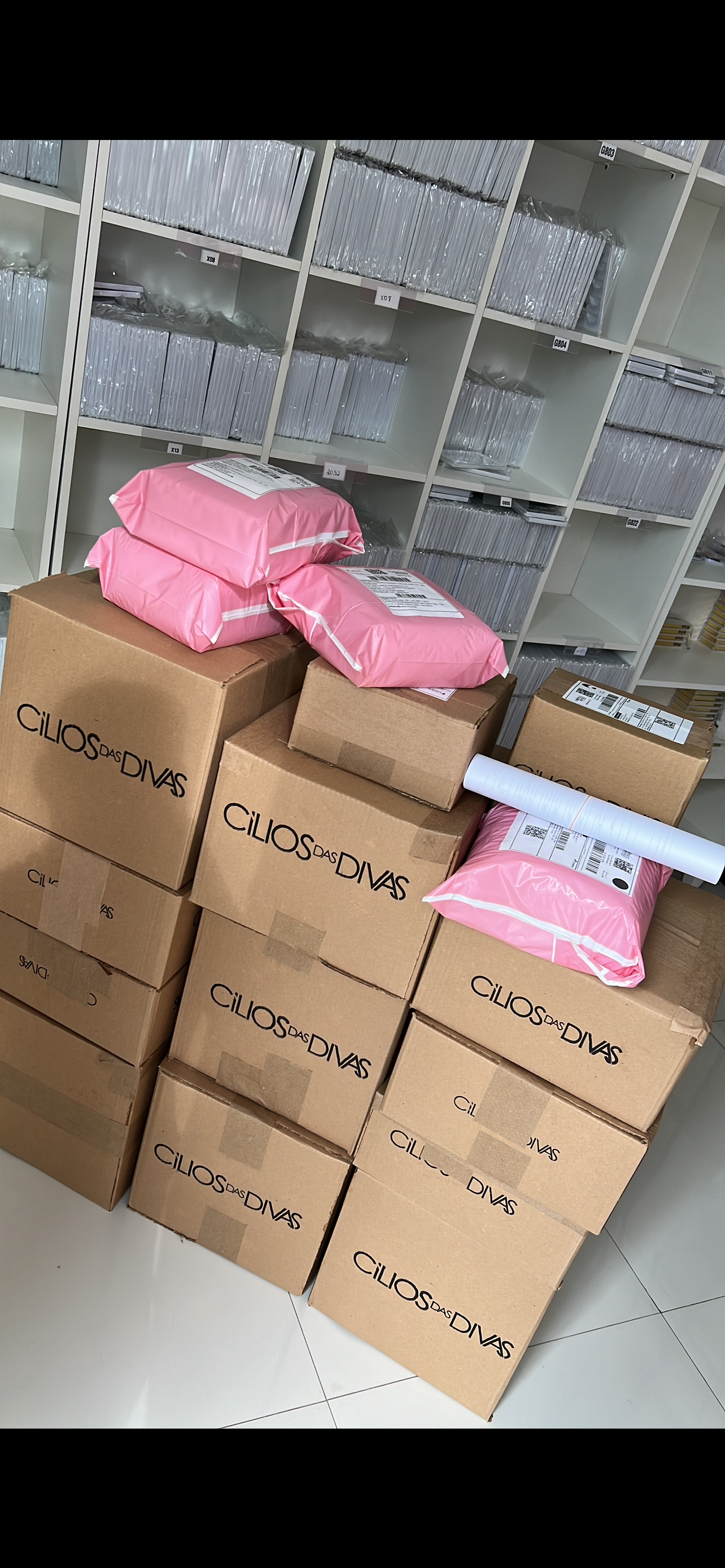 Caixas Cílios das Divas